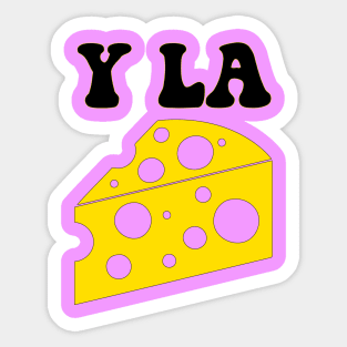 y la queso que soporte soporta memes cheese Sticker